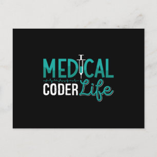 Carte Postale Medical Coder Life Assistant ICD Coding Programmer
