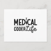 Carte Postale Medical Coder Life Assistant ICD Programmer Coding (Devant)