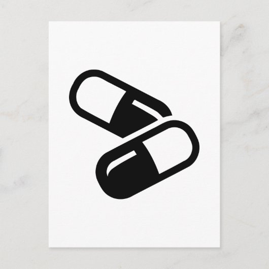 Carte Postale Médicaments pilules (Devant)