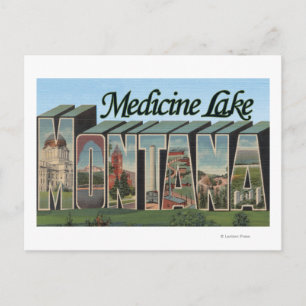 Carte Postale Medicine Lake, Montana