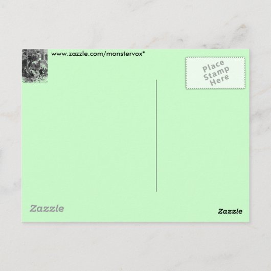 Carte postale médiévale (Dos)