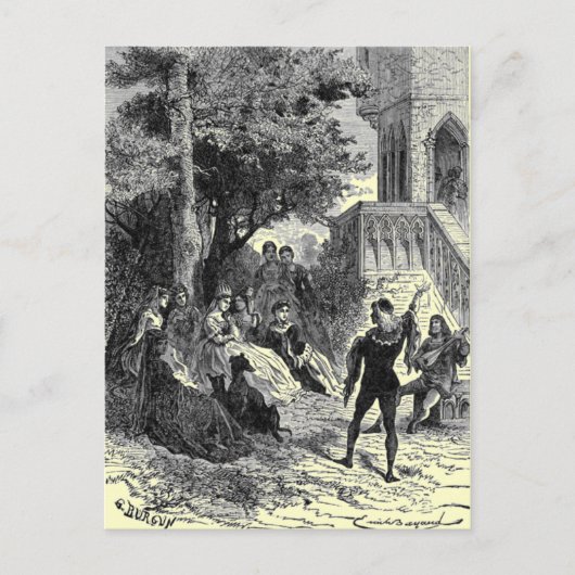 Carte postale médiévale (Devant)