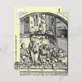 Carte postale médiévale (Devant / Derrière)