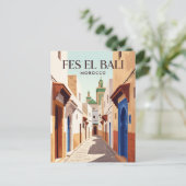 Carte Postale Médina de Fès el Bali Maroc (Debout devant)