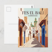 Carte Postale Médina de Fès el Bali Maroc (Devant / Derrière)