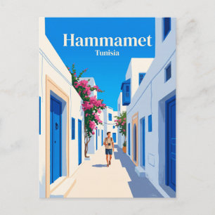 Carte Postale Médina de Hammamet Tunisie