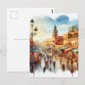 Carte Postale Médina de Marrakech (Devant / Derrière)