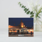 Carte Postale Médina de Marrakech - Souks de Marrakech, Maroc (Debout devant)