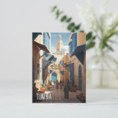 Carte Postale Médina Tunis Tunisie Travel (Debout devant)