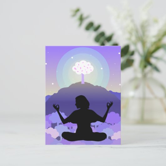 Carte Postale Méditation (Debout devant)