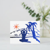 Carte postale - Méditation (Debout devant)