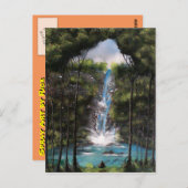 Carte Postale Méditation (Devant / Derrière)