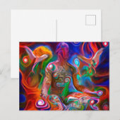 Carte Postale Méditation (Devant / Derrière)