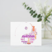 Carte Postale Méditation (Debout devant)