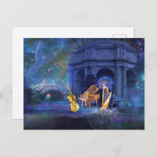 Carte Postale Méditation 1 (Devant / Derrière)