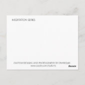 CARTE POSTALE MÉDITATION #3 (Dos)