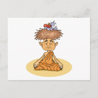 Carte Postale Méditation amusante
