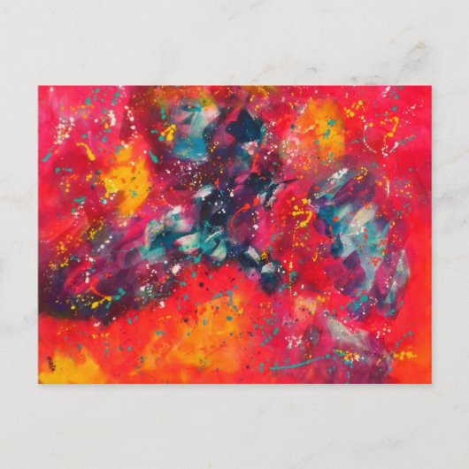 Carte Postale Méditation couleur (Devant)