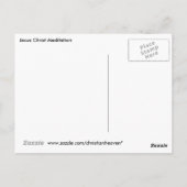 Carte Postale Méditation de Jésus-Christ (Dos)