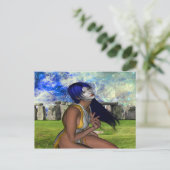 Carte Postale Méditation de Stonehenge (Debout devant)