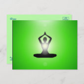 Carte Postale Méditation GreenMe Zen (Devant / Derrière)