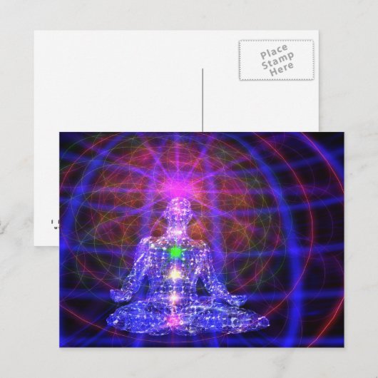 Carte postale MeditationMan (Devant / Derrière)