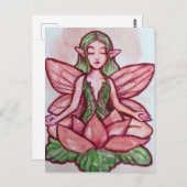 Carte Postale Méditer la fée (Devant / Derrière)
