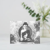 Carte Postale Méditer le Bouddha avec Yin Yang (Debout devant)