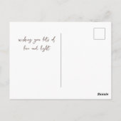 Carte Postale Méditer Yoga Neutre Terre Tons Beige Brown (Dos)