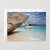 Carte Postale Mediterranean beach, Sardaigne postcard (Devant / Derrière)