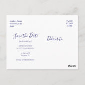 Carte Postale  Mediterranean Love: A Wedding Celebration (Dos)
