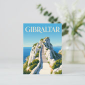 Carte Postale Mediterranean Steps Gibraltar (Debout devant)