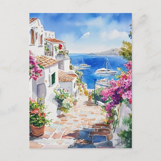 Carte Postale Mediterranean Summer (Devant)