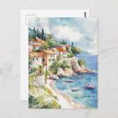 Carte Postale Mediterranean Summer (Devant / Derrière)