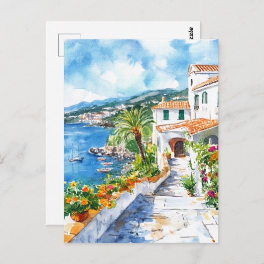 Carte Postale Mediterranean Summer (Devant / Derrière)