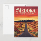 Carte Postale Medora États-Unis (Devant / Derrière)