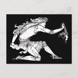 Carte Postale Medusa Aubrey Beardsley