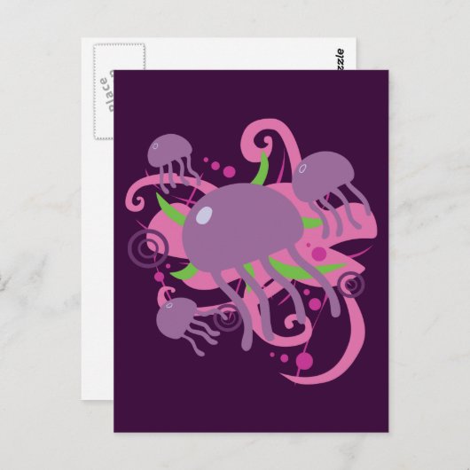 Carte Postale Méduse (Devant / Derrière)