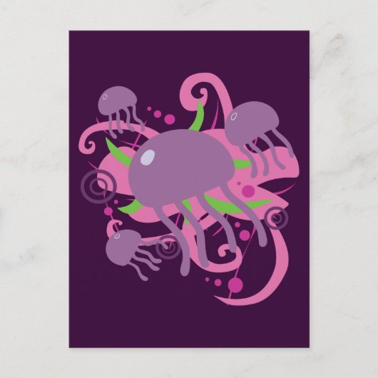 Carte Postale Méduse (Devant)