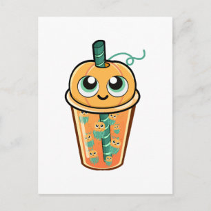 Carte Postale Méduse de boba de citrouille