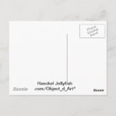 Carte Postale Méduse de Haeckel personnalisable (Dos)