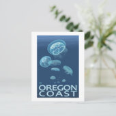 Carte Postale Méduse de la côte de l'Oregon (Debout devant)