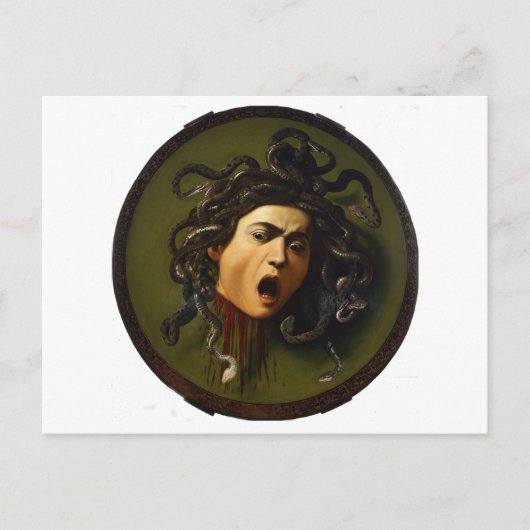 Carte Postale Méduse par Caravage (Devant)