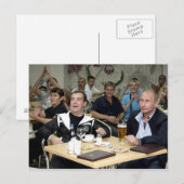 Carte Postale MEdvedev et Poutine (Devant / Derrière)