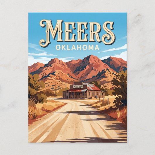 Carte Postale Meers États-Unis (Devant)