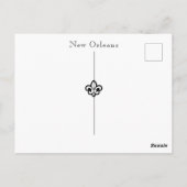 Carte postale 'Meet Me in New Orleans' (Dos)