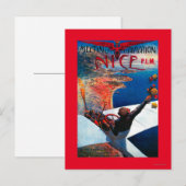 Carte Postale Meeting D'Aviation à Nice, France Poster (Devant / Derrière)