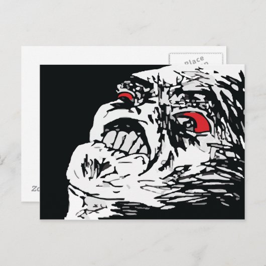 Carte Postale Mega Rage (Devant / Derrière)