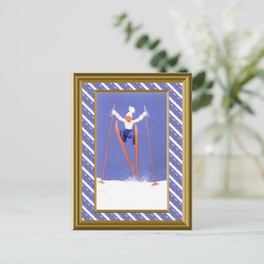 Carte Postale Mega Skis ! (Debout devant)