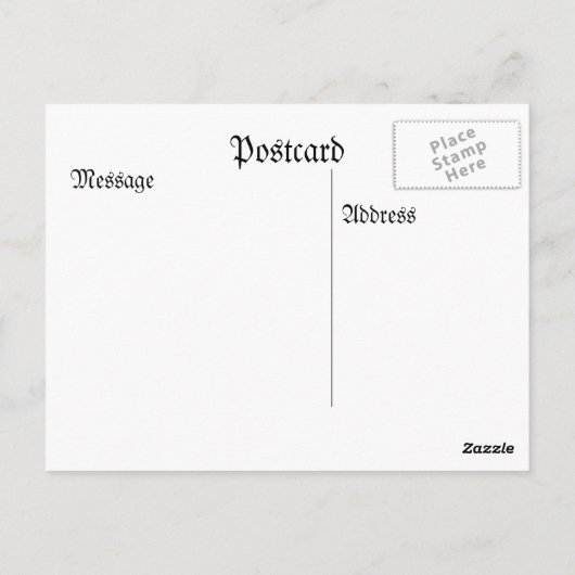 Carte Postale Mega Skis ! (Dos)